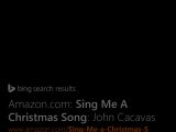 Cortana singing a Christmas song