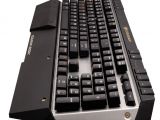 Cougar 600K Gaming Keyboard, side view