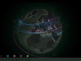 Kaspersky's CyberThreat map, interactive globe