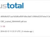 VirusTotal detection for malicious file