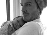 David Beckham and daughter Harper Seven, as shot by wife Victoria