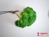 Broccoli mobile phone strap