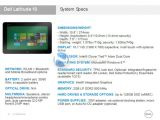 DELL's WIndows 8 tablet listing