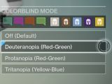Colorblind mode in Destiny