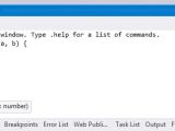 Visual Studio's famous interactive REPL window is also supported