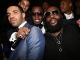 Drake, Diddy, and Rick Ross in a time when Diddy and Drake weren't feuding