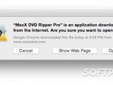 OS X asks is MacX DVD Ripper Pro is safe