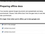 Google Docs saving files locally for offline access