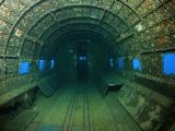 The almost perfectly preserved aircraft rests on the bottom of the sea