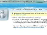 Windows Live Messenger  erroneous message
