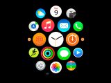 Black Apple Watch wallpaper for iPad