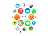 White Apple Watch wallpaper for iPad