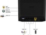 NETGEAR R6300v2 Router Back Ports