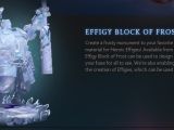 Create icy effigies