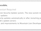 Screenshot of Mountain Lion changelog