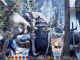 In the snow in Dragon Age: Inquisition