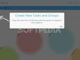 You can create tasks and groups