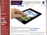 E-Boda Revo R80 tablet in browser mode