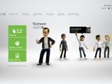 Screenshot of the new Xbox 360 dashboard