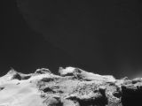 Image shows part of the surface of Comet 67P/C-G up close