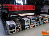 EVGA X79 Classified LGA 2011 motherboard - Rear I/O panel