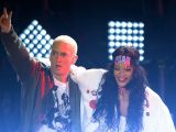 Eminem and Rihanna perform “The Monster” at the MTV Movie Awards 2014