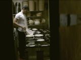 The boxer has to do dishes at a restaurant to provide for his family