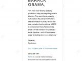 The letter addressed to Obama
