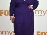 Melissa McCarthy on the red carpet at the Emmy Awards 2011