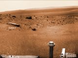 Opportunity approaches Tisdale 2 rock at Endeavour Crater rim