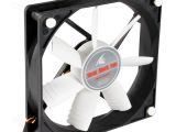 Evercool's SSF-12 Silent Shark Fan with EL Bearings, Rubber Bolts and Speed Controller