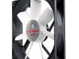 Evercool's SSF-12 Silent Shark Fan with EL Bearings, Rubber Bolts and Speed Controller