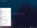 The Start Menu of Evolve OS