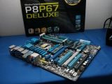 Asus P8P67 Deluxe Motherboard and Case