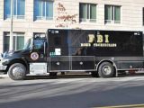 The FBI bomb technician's vehicle