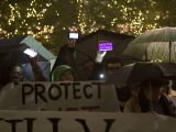 People protested last week for net neutrality