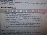 OS update for DROID by Motorola to end September 4