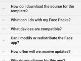 Face for Wear FAQ