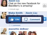 Facebook for BlackBerry (screenshot)