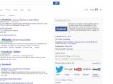 Bing search results