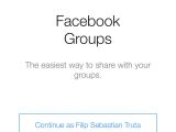 Facebook Groups login