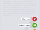Floating buttons in new Facebook for Android version
