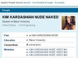 Kim Kardashian's fake LinkedIn profile