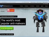 Fake page impersonating Malwarebytes website