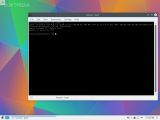 Fedora 22 Alpha KDE's terminal window
