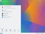 Fedora 22 Alpha KDE's Start Menu