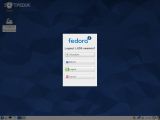 The system menu of Fedora 22 Alpha LXDE