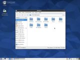 The file manager of Fedora 22 Alpha LXDE