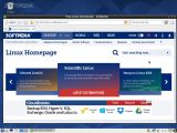The web browser of Fedora 22 Alpha LXDE