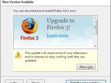 Firefox 2.0.0.16 to Firefox 3.0.1 upgrade process